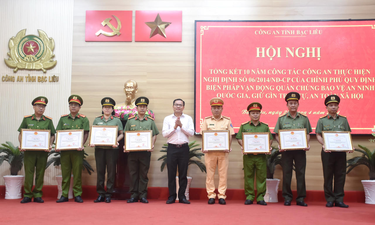 Phát huy vai trò của nhân dân trong bảo đảm ANTT ở Bạc Liêu