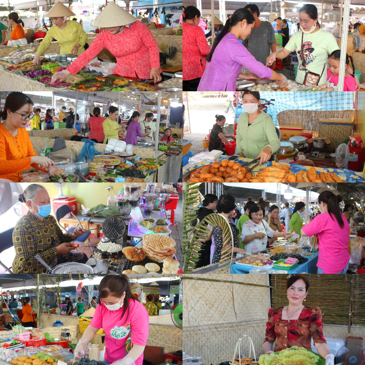 Tìm về ký ức tuổi thơ của Ngày hội bánh dân gian Nam Bộ ở Cà Mau