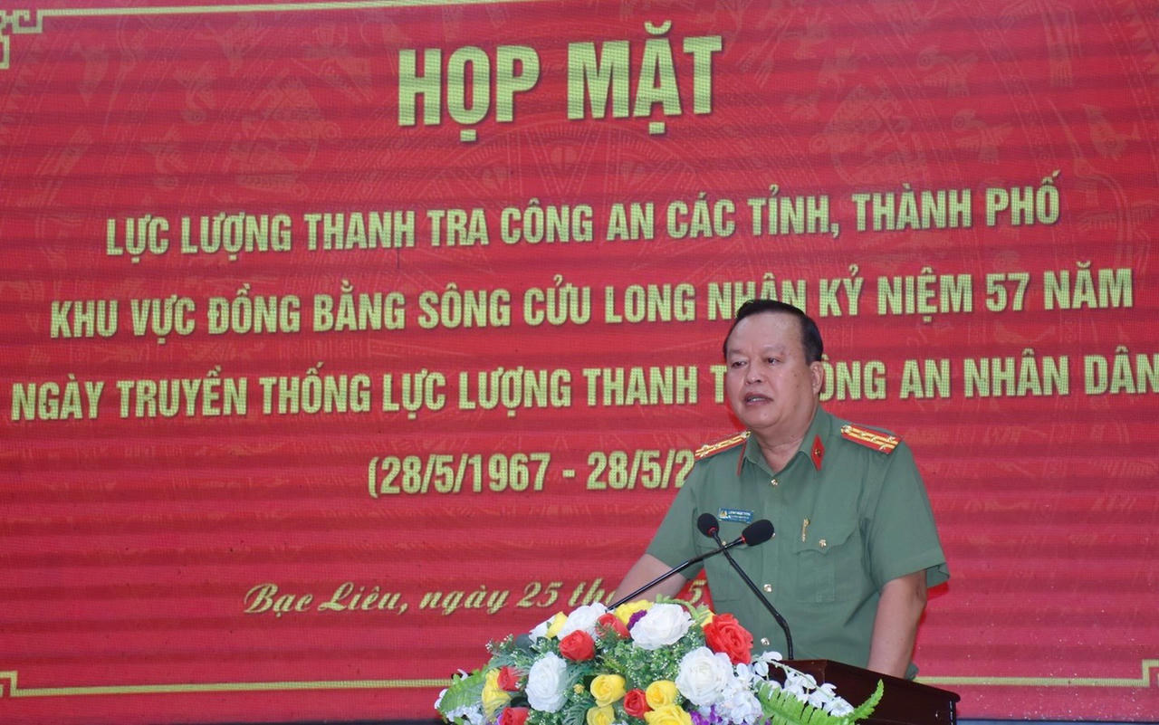 Họp mặt kỷ niệm ngày truyền thống lực lượng Thanh tra CAND các tỉnh ĐBSCL