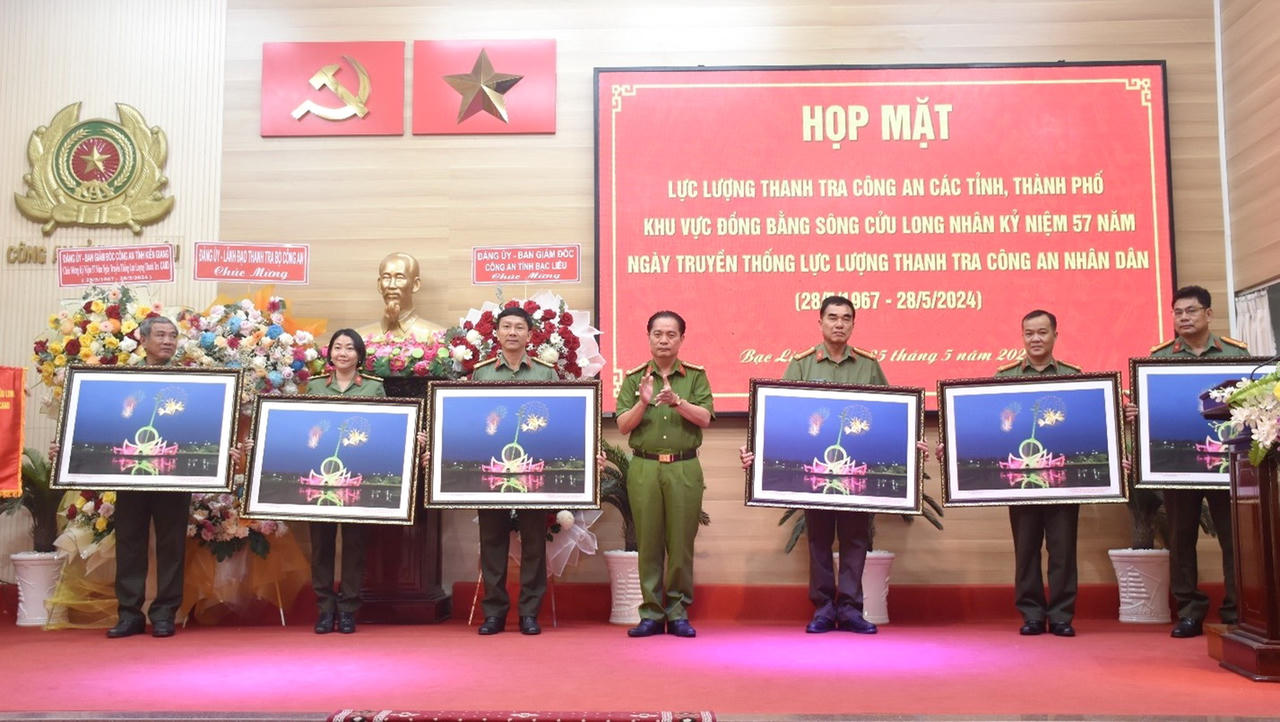 Họp mặt kỷ niệm ngày truyền thống lực lượng Thanh tra CAND các tỉnh ĐBSCL