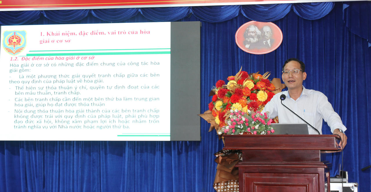 Hơn 140 hòa giải viên TP Bạc Liêu tập huấn kỹ năng hòa giải ở cơ sở