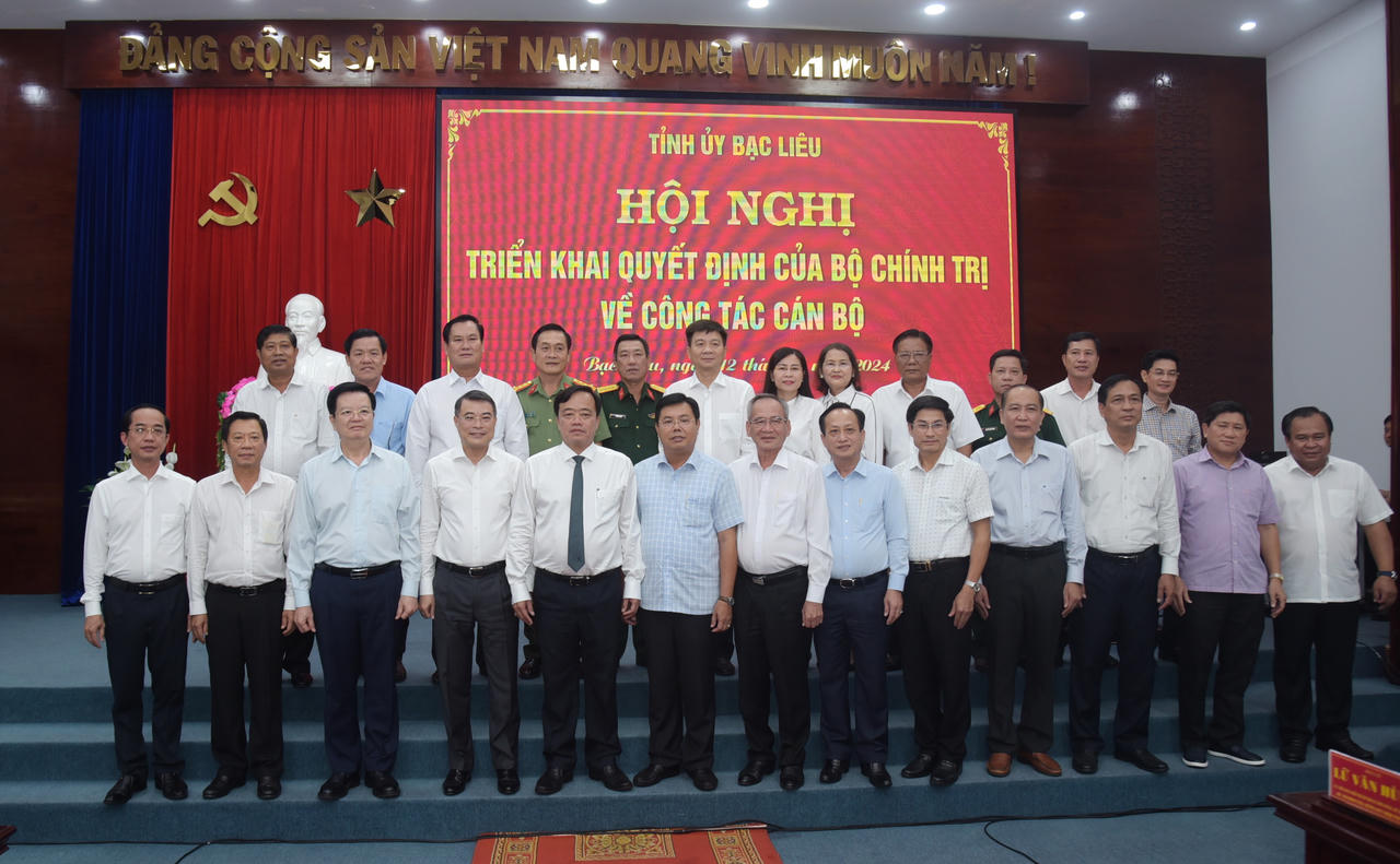 Ông Huỳnh Quốc Việt giữ chức Phó Bí thư Tỉnh ủy Bạc Liêu