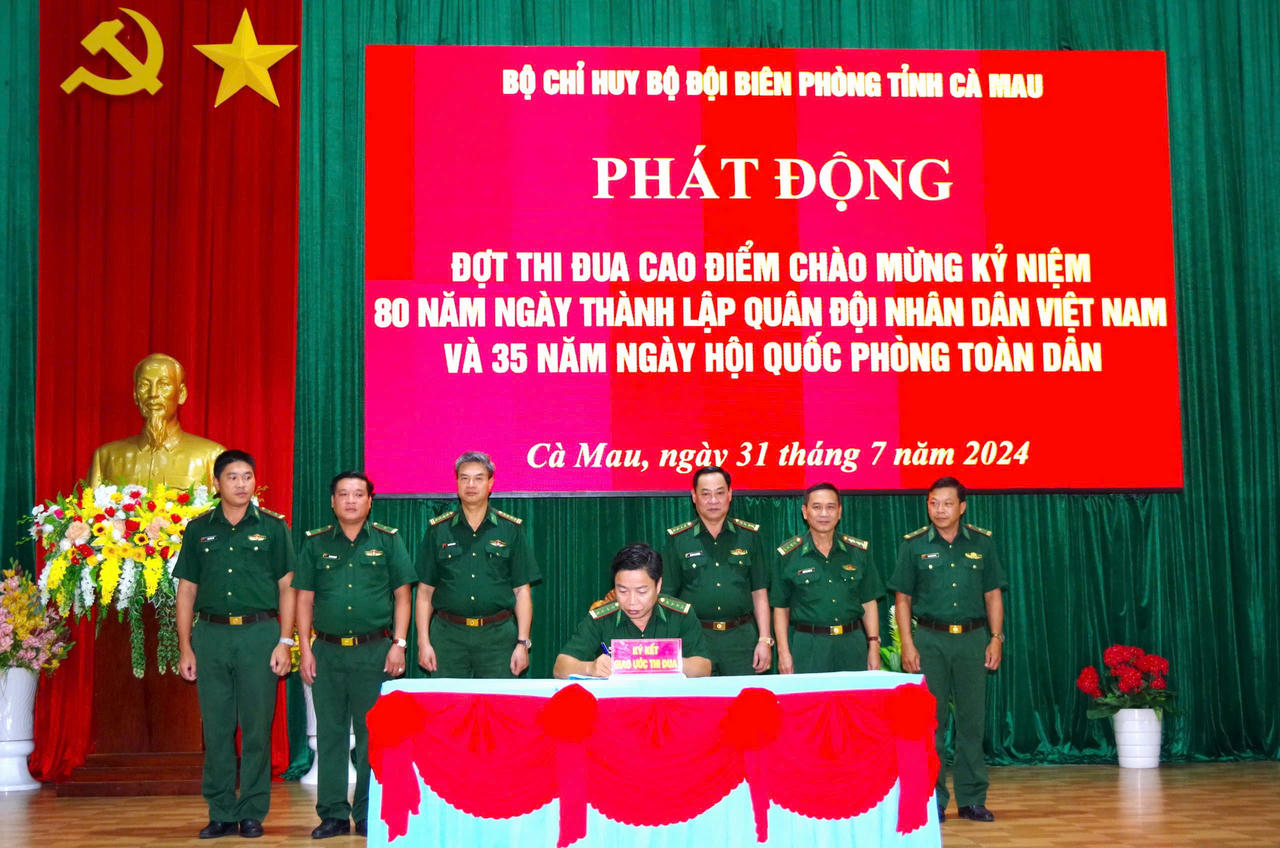 BĐBP Cà Mau quyết tâm phát huy phẩm chất cao đẹp 'Bộ đội Cụ Hồ' trong thời kỳ mới