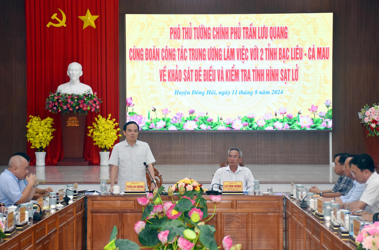 Phó Thủ tướng Trần Lưu Quang: Việc di dời người dân ở vùng sạt lở là cấp thiết 