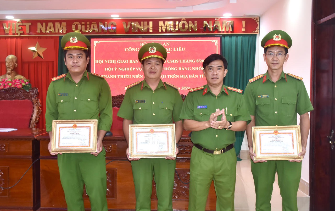 Cảnh sát hình sự Bạc Liêu đặt mục tiêu kéo giảm số thanh thiếu niên vi phạm pháp luật