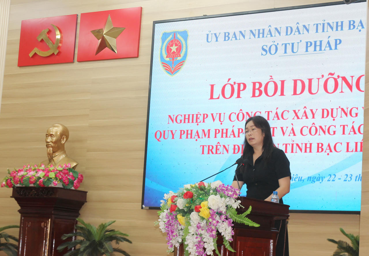 Bạc Liêu: Nâng cao nghiệp vụ công tác xây dựng VBQPPL và công tác pháp chế