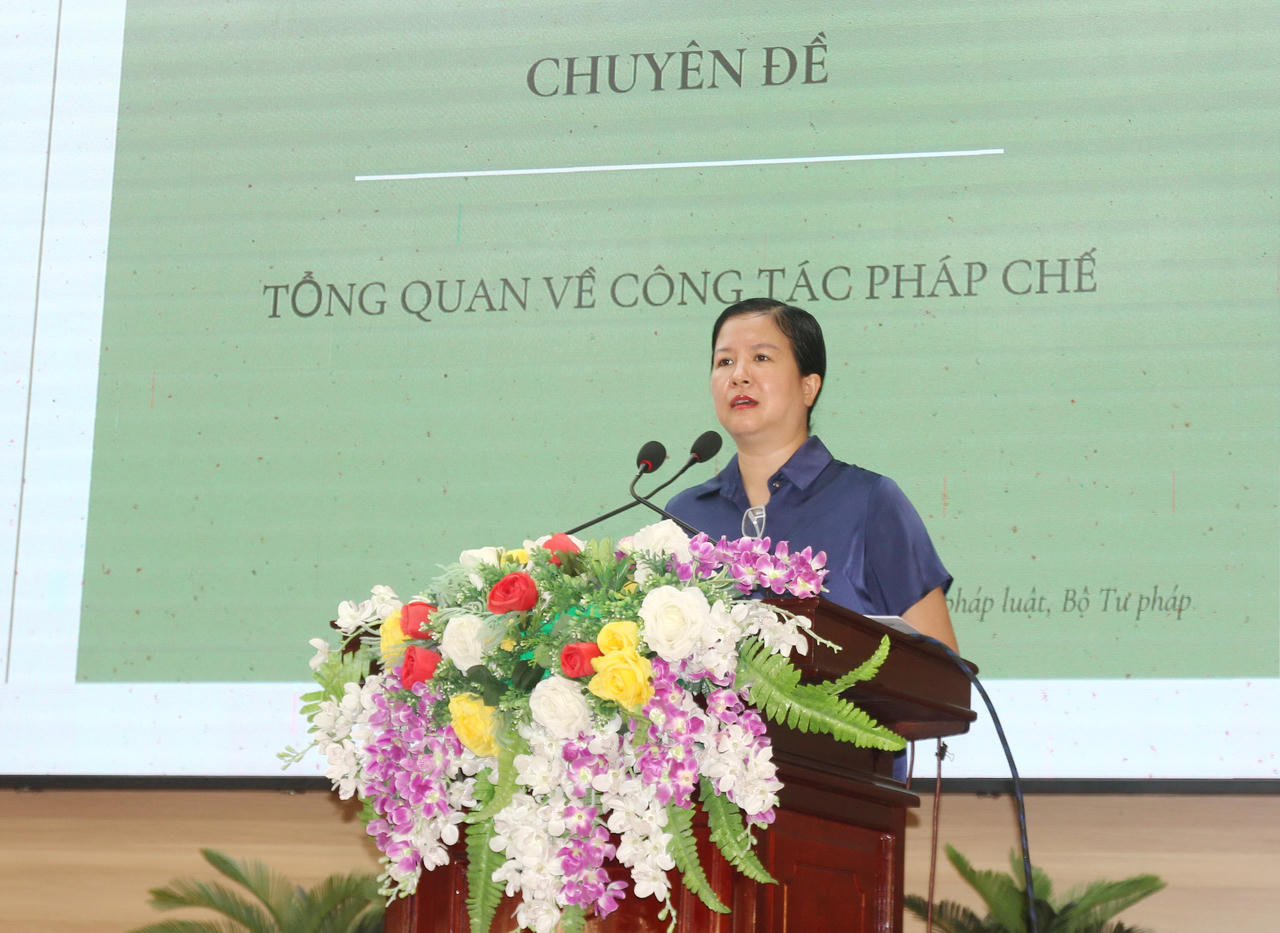 Bạc Liêu: Nâng cao nghiệp vụ công tác xây dựng VBQPPL và công tác pháp chế