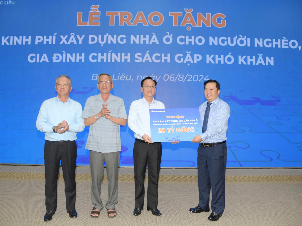 Chủ tịch Bạc Liêu kêu gọi ủng hộ xóa nhà tạm, nhà dột nát trên địa bàn