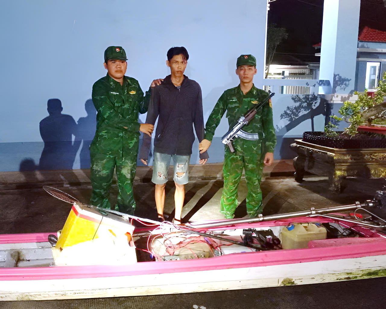 BĐBP Cà Mau bắt giữ các đối tượng vi phạm pháp luật trên khu vực biên giới