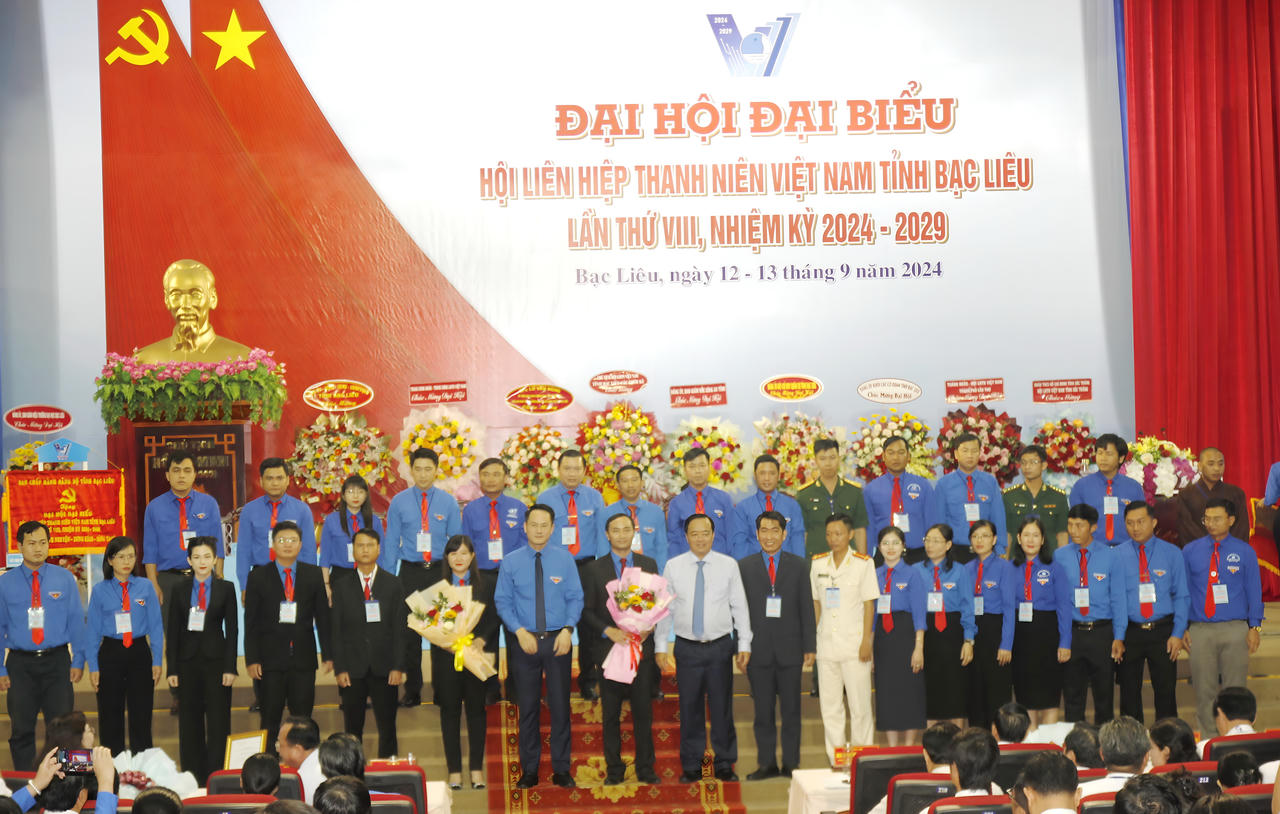 Đại hội đại biểu Hội LHTN Việt Nam tỉnh Bạc Liêu thành công tốt đẹp