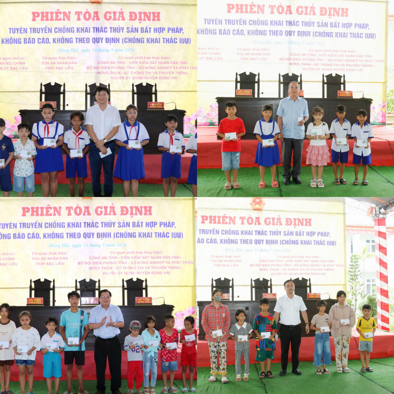 Bạc Liêu: Tuyên truyền chống khai thác IUU qua phiên tòa giả định