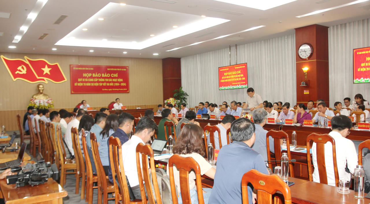 Thông tin về các hoạt động kỷ niệm 70 năm Sự kiện tập kết ra Bắc