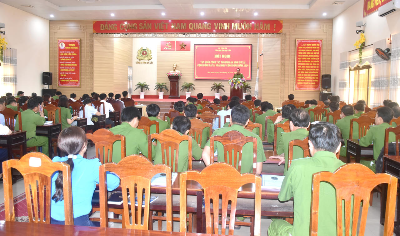 Nâng cao hiệu quả công tác thi hành án hình sự tái hòa nhập cộng đồng tại Bạc Liêu