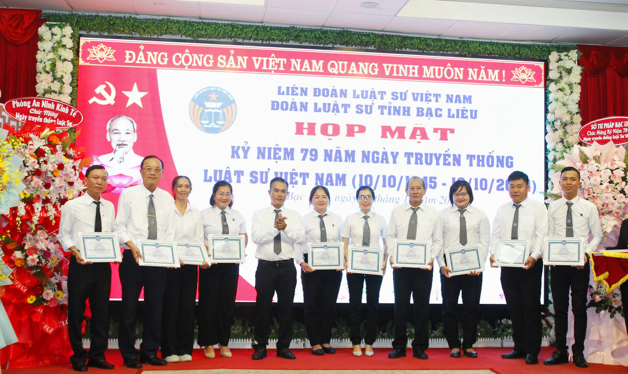 Bạc Liêu: Kỷ niệm 79 năm Ngày truyền thống Luật sư