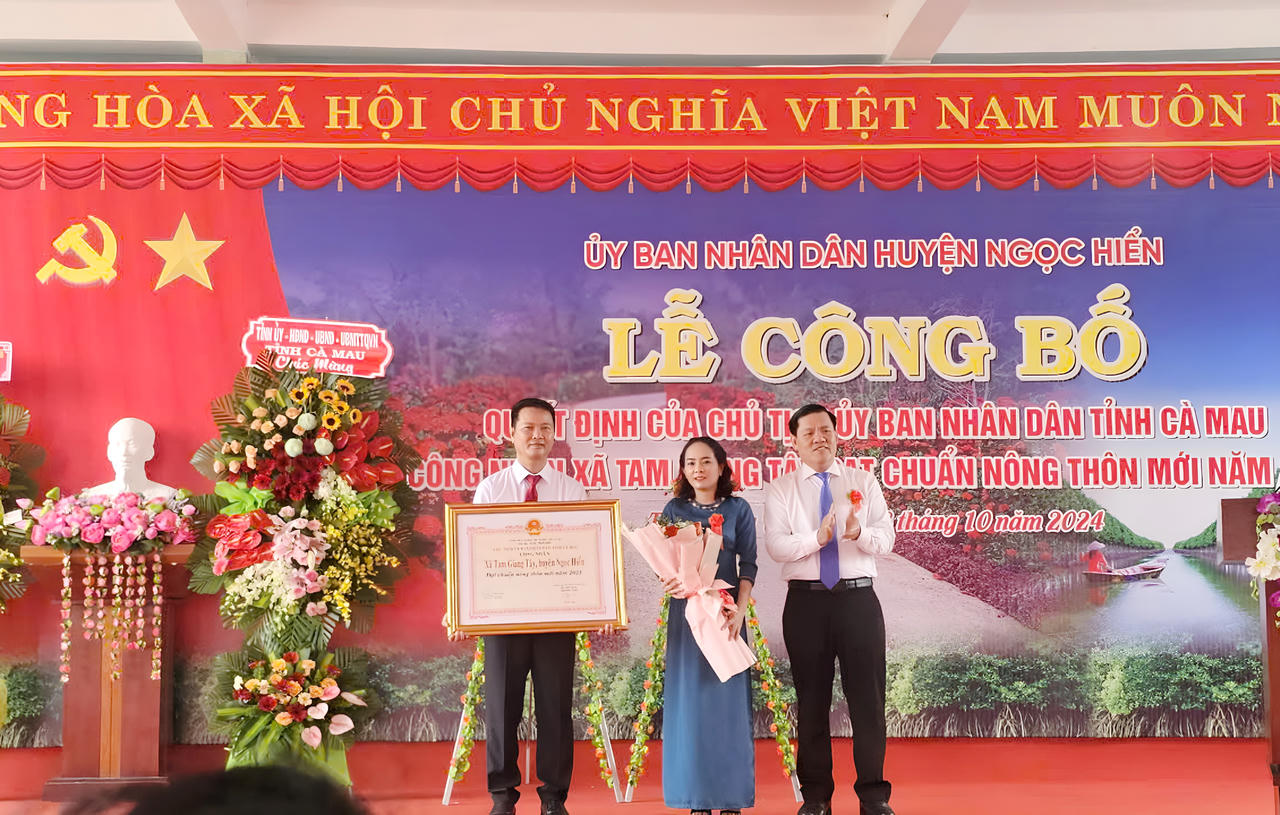 Xã nơi cực Nam Tổ quốc đạt chuẩn nông thôn mới