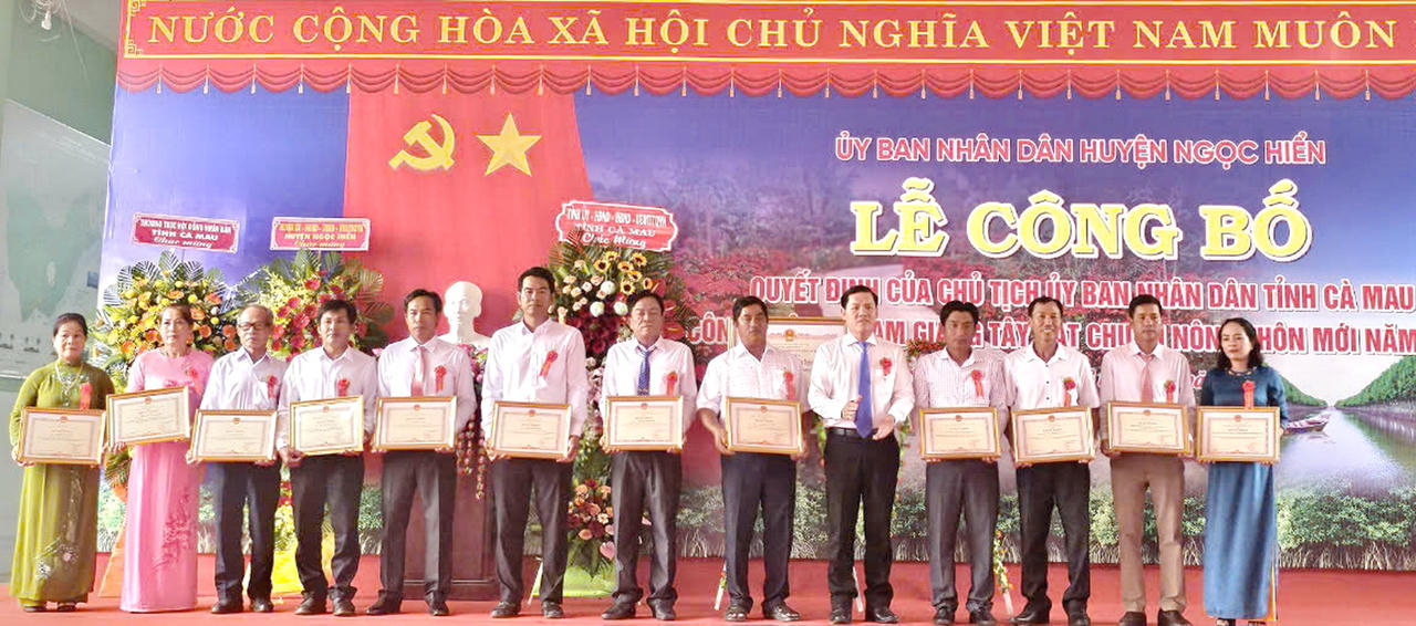 Xã nơi cực Nam Tổ quốc đạt chuẩn nông thôn mới