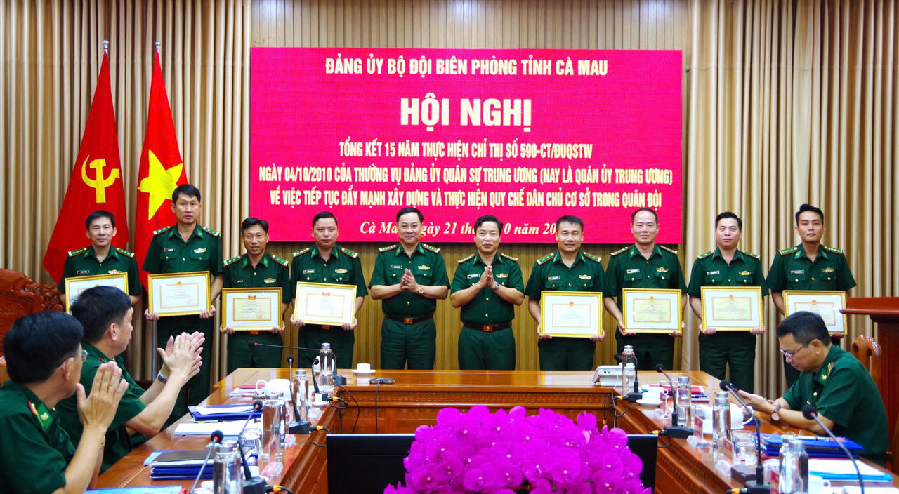 BĐBP Cà Mau thực hiện nghiêm Quy chế dân chủ cơ sở trong toàn đơn vị