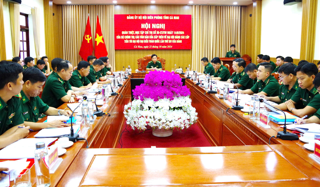 BĐBP Cà Mau thực hiện nghiêm Chỉ thị số 35 của Bộ Chính trị 