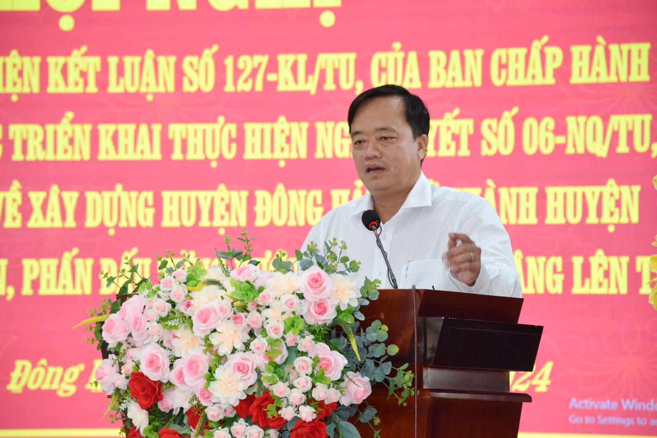 Huyện Đông Hải (Bạc Liêu) phấn đấu từng bước đạt tiêu chí nâng lên thị xã