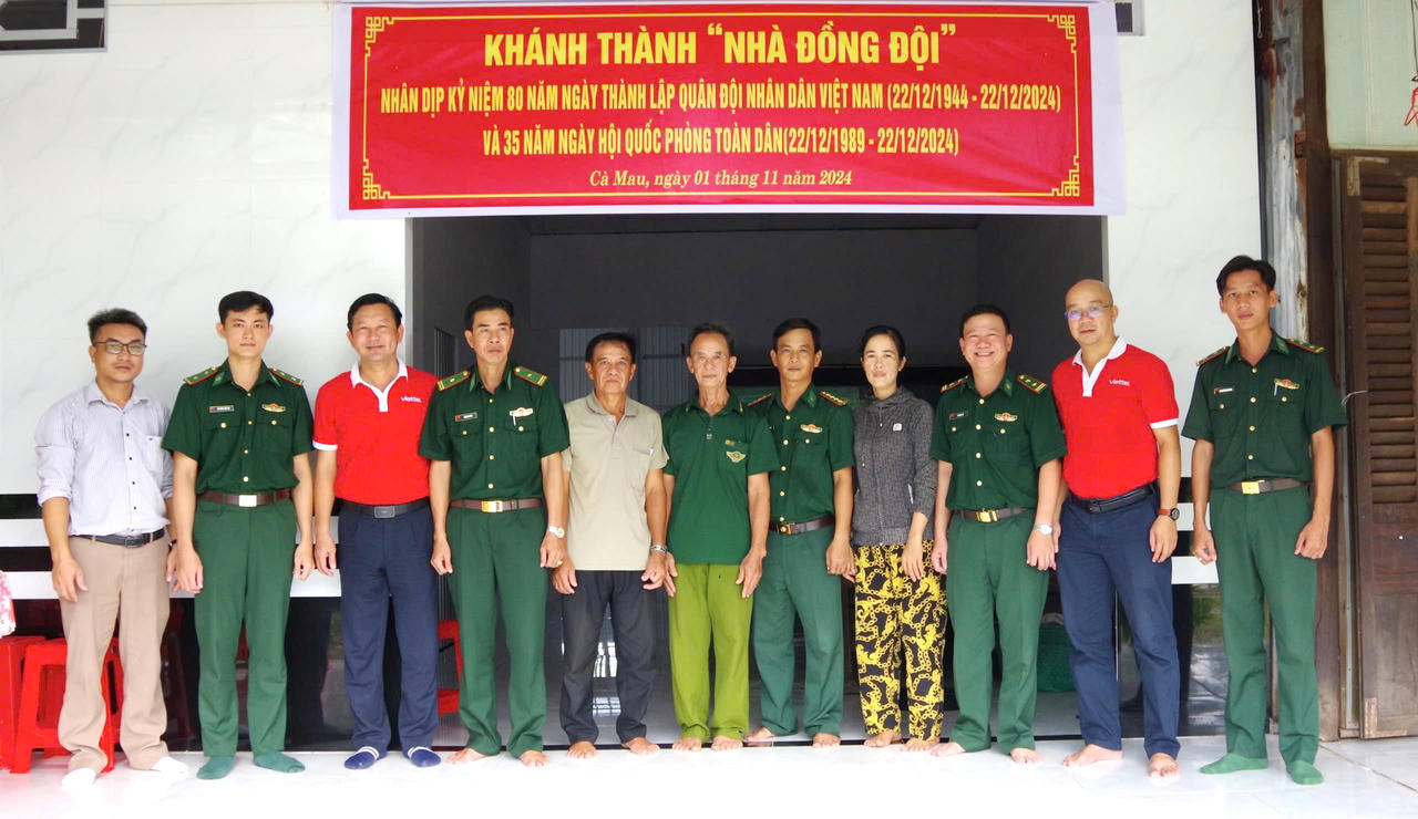 BĐBP tỉnh Cà Mau bàn giao thêm 'Nhà đồng đội'