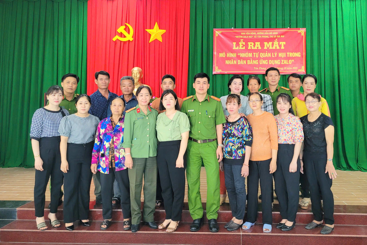 Công an Bạc Liêu xây dựng mô hình tự quản lý hụi bằng ứng dụng Zalo