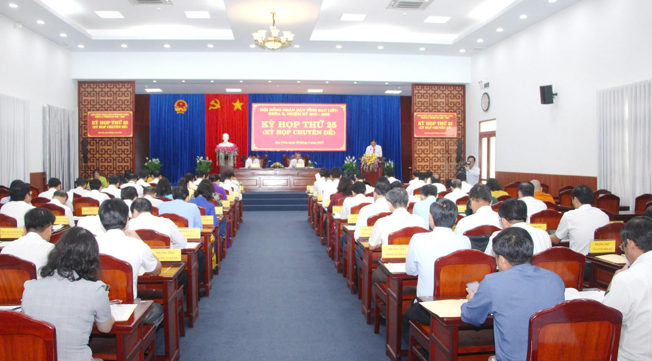 HĐND tỉnh Bạc Liêu thông qua 8 Nghị quyết quan trọng 