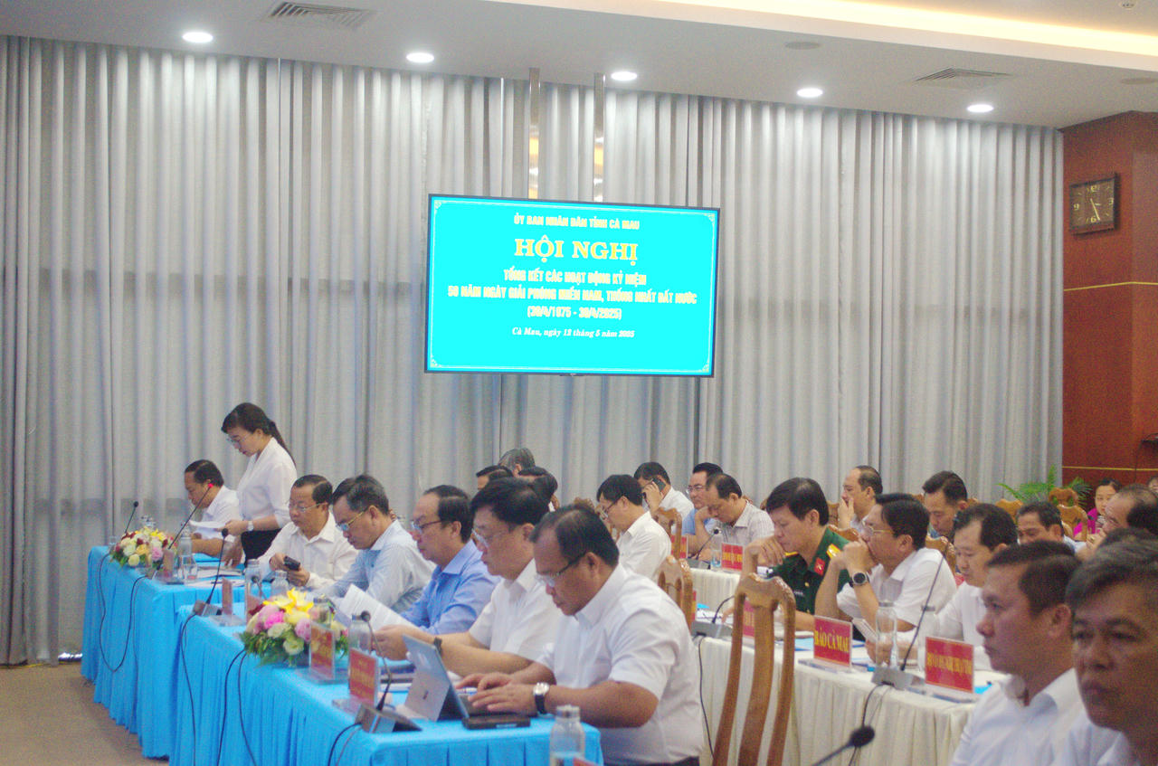 Cà Mau tổng kết các hoạt động kỷ niệm 50 năm Ngày Giải phóng miền Nam, thống nhất đất nước