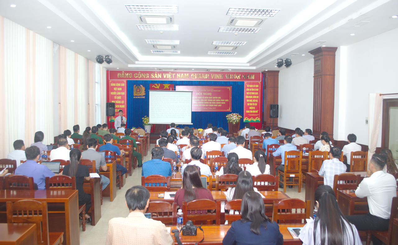 Cà Mau: Triển khai quy định về kiểm soát quyền lực, phòng, chống tham nhũng, tiêu cực trong công tác xây dựng pháp luật 