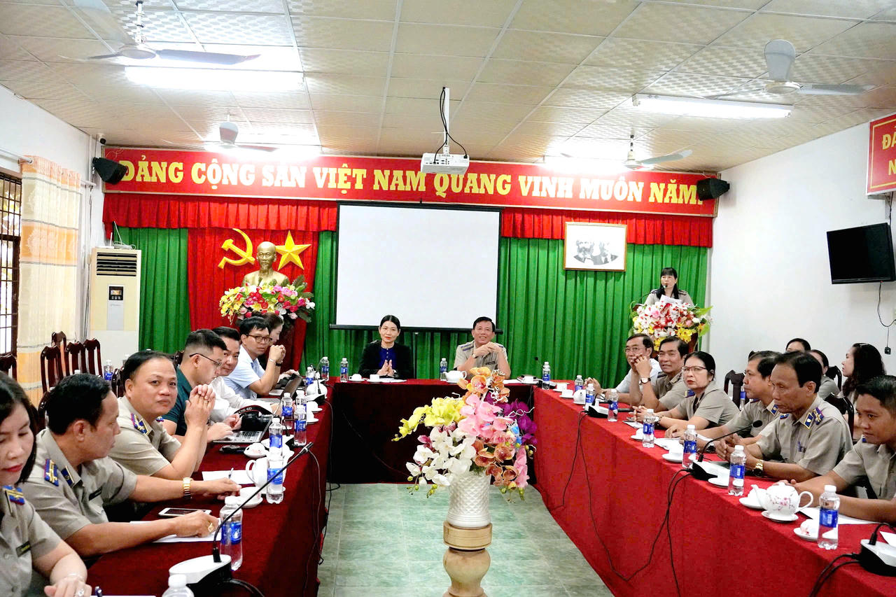 Đoàn công tác của Tổng cục Thi hành án dân sự làm việc tại Kiên Giang, Cà Mau