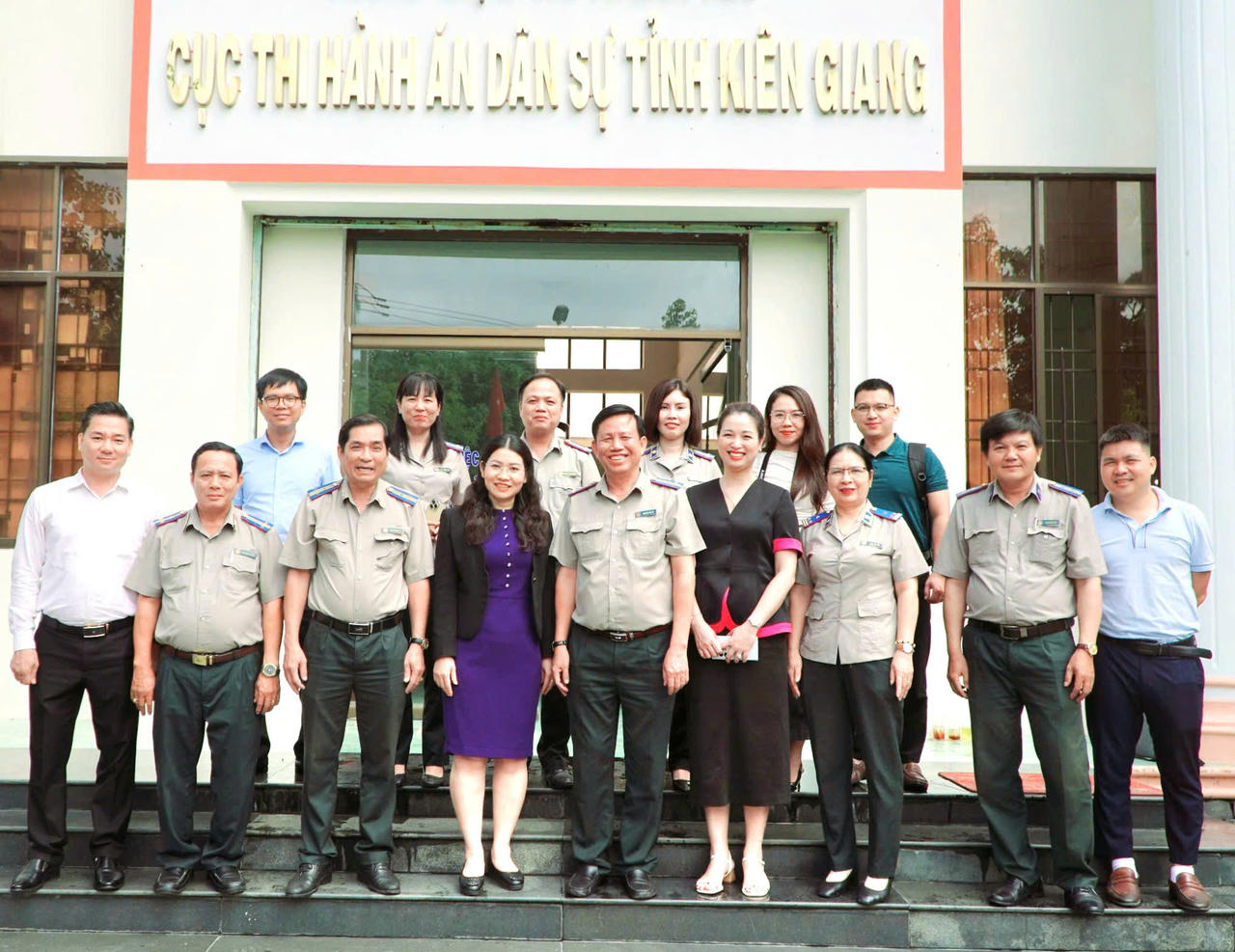 Đoàn công tác của Tổng cục Thi hành án dân sự làm việc tại Kiên Giang, Cà Mau