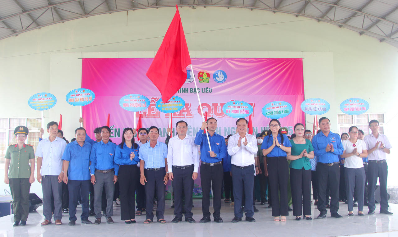Bạc Liêu: Ra quân Chiến dịch Thanh niên tình nguyện hè năm 2025