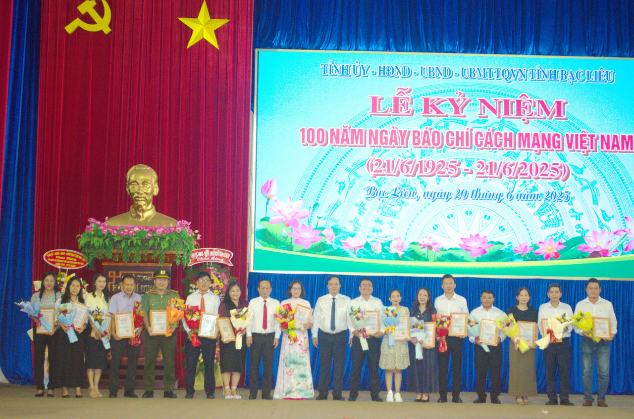Bạc Liêu: Tôn vinh 100 năm Báo chí Cách mạng Việt Nam