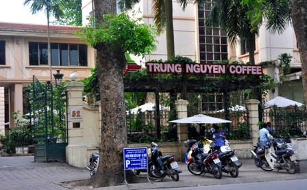 Cà phê Trung Nguyên "vắng bóng" tại các vị trí “vàng” ở Thủ đô