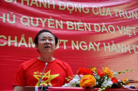 Hội Nghề cá Việt Nam mít tinh phản đối Trung Quốc gây hấn trên biển Đông