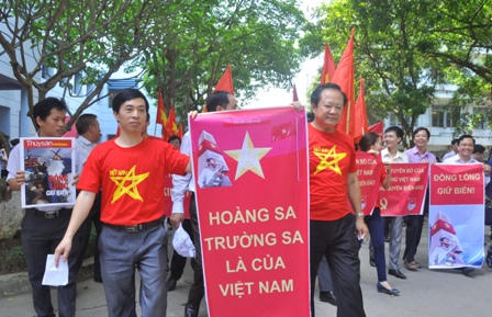 Hội Nghề cá Việt Nam mít tinh phản đối Trung Quốc gây hấn trên biển Đông