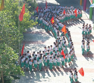 Những giờ học thiêng liêng của học sinh cả nước về tình yêu tổ quốc