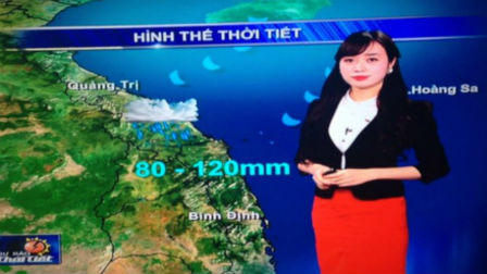 Những giờ dạy đặc biệt về Biển Đông của “cô giáo dự báo thời tiết“