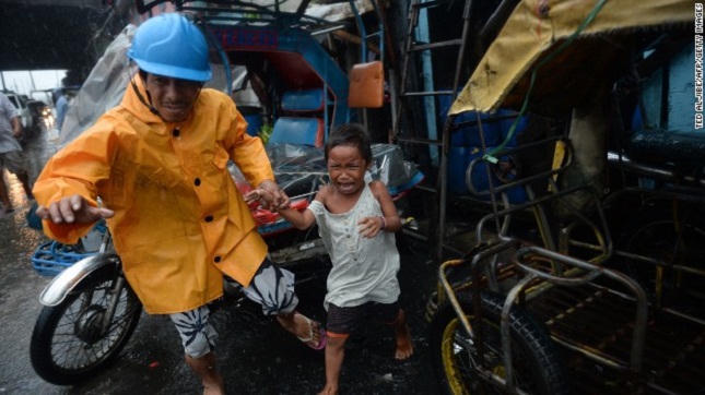 Hình ảnh bão Rammasun tàn phá Philippines