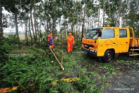 Rammasun - cơn bão mạnh nhất đổ bộ vào  Hải Nam trong 40 năm qua