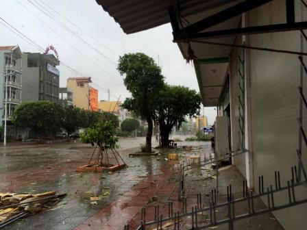 Quảng Ninh: Nhiều nhà bị tốc mái, cây cối đổ… sau khi bão số 2 đi qua 