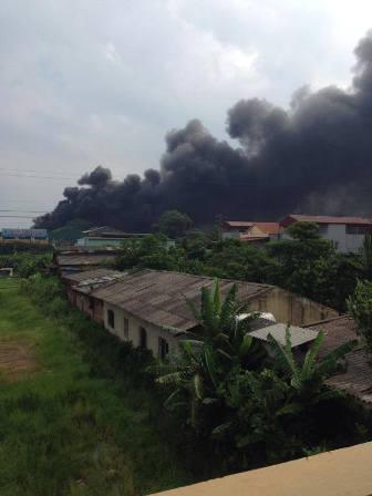 Phú Thọ: Cháy lớn tại công ty nhôm Sông Hồng