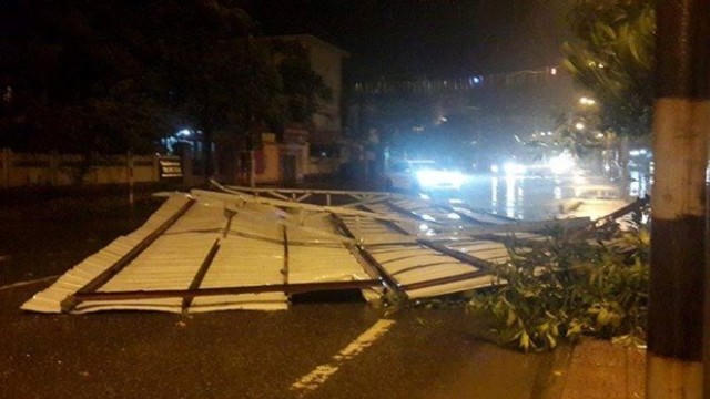 Quảng Ninh đang trực tiếp hứng chịu bão số 3