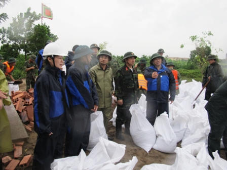 Quảng Ninh đang trực tiếp hứng chịu bão số 3