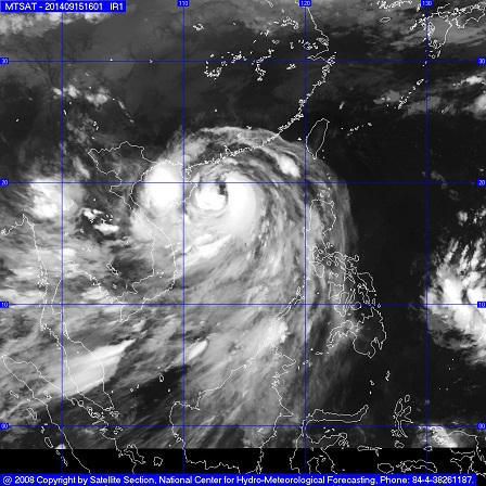 Tâm bão số 3 đi vào vùng đất liền Hải Phòng – Quảng Ninh 