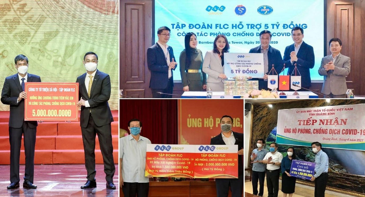 Chung tay chống dịch cùng hàng loạt tỉnh thành, FLC tiếp tục ủng hộ Hà Tĩnh 5 tỷ đồng