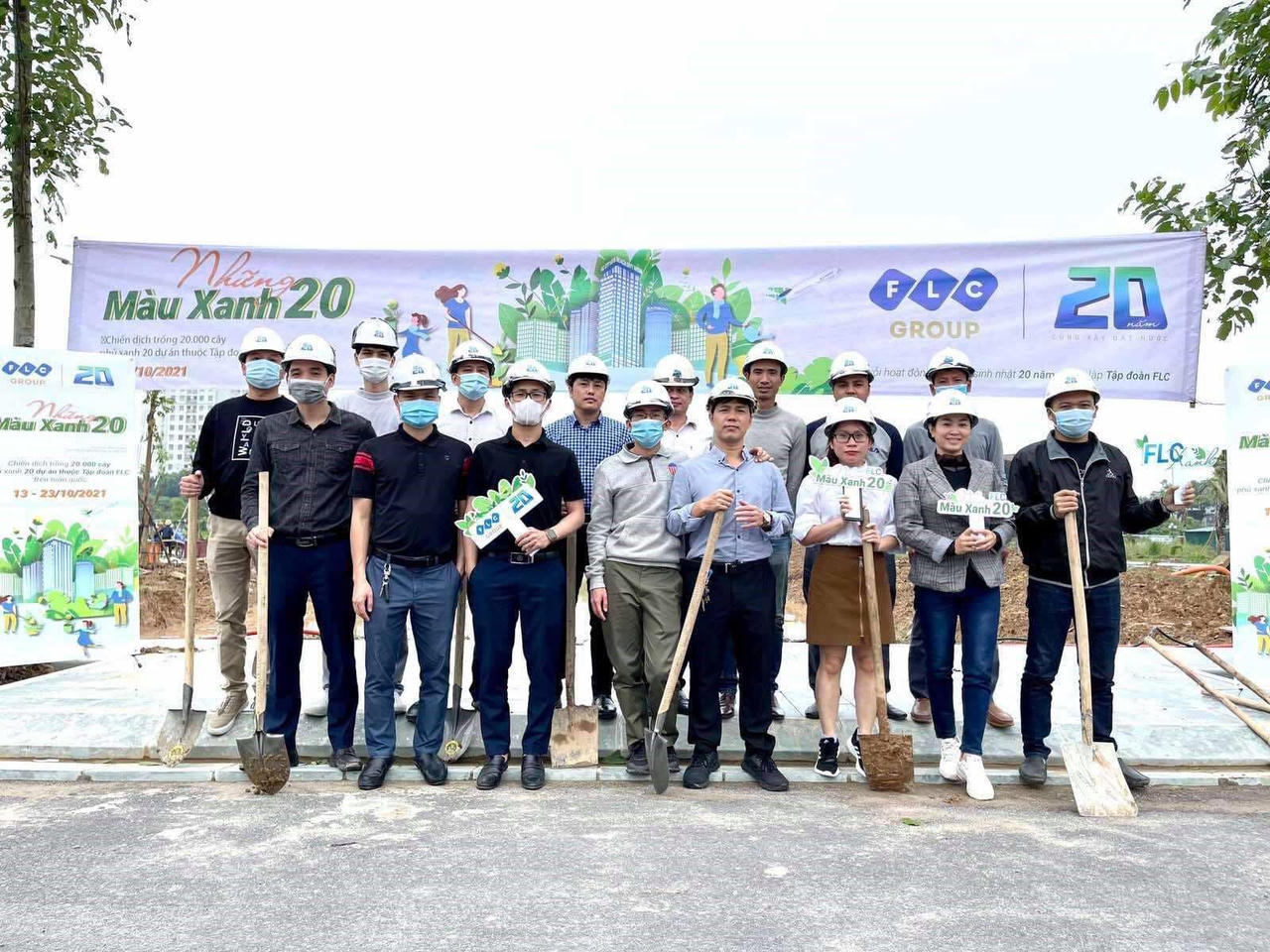 20.000 cây xanh được gieo trồng trong sinh nhật 20 năm của FLC