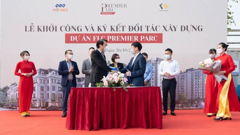 FLC Premier Parc khởi công và ký kết đối tác xây dựng giai đoạn mới