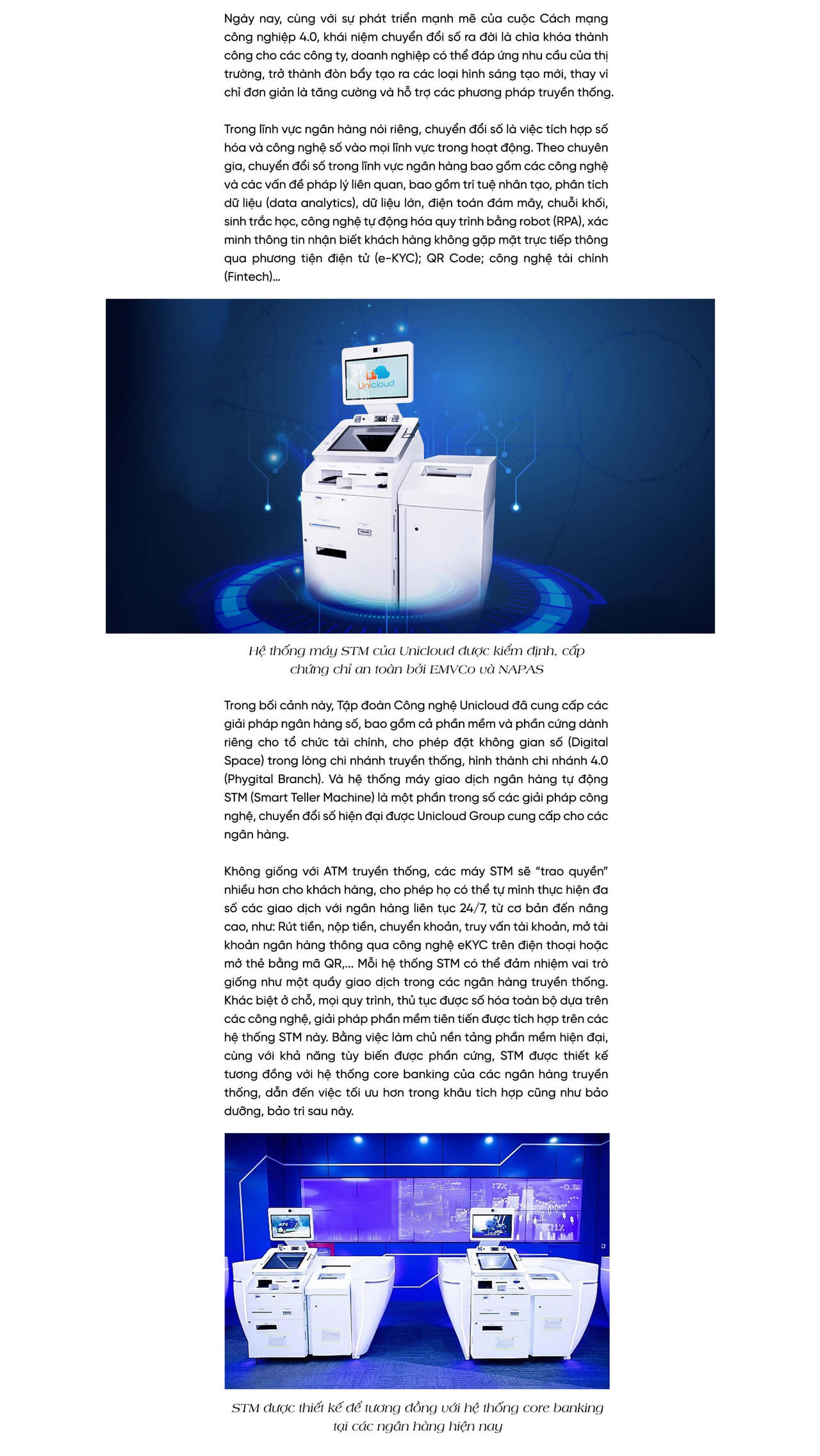 Tập đoàn Công nghệ Unicloud làm chủ công nghệ lõi với sản phẩm chủ lực STM và hệ sinh thái sản phẩm – dịch vụ số