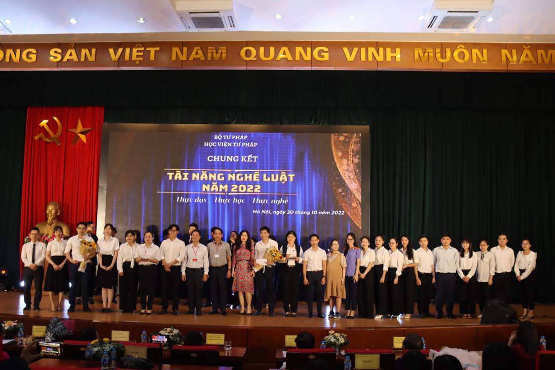 Học viện Tư pháp: Chung kết Cuộc thi Tài năng Nghề luật năm 2022