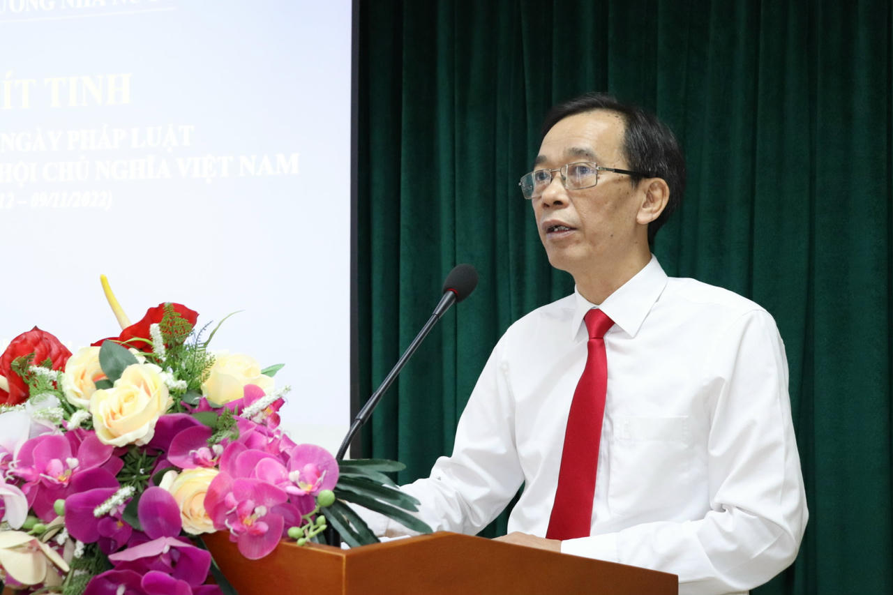 Cục Bồi thường nhà nước: Mít tinh hưởng ứng 10 năm Ngày Pháp luật Việt Nam